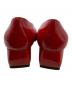 中古・古着 sergio rossi (セルジオロッシ) PUMPS CARMINIO レッド サイズ:37 1/2 未使用品：15000円