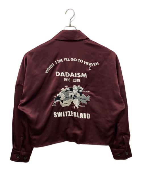 CHRISTIAN DADA（クリスチャンダダ）CHRISTIAN DADA (クリスチャンダダ) Oversized Satin Vietnam Jacket パープル サイズ:46の古着・服飾アイテム