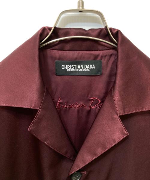 CHRISTIAN DADA（クリスチャンダダ）CHRISTIAN DADA (クリスチャンダダ) Oversized Satin Vietnam Jacket パープル サイズ:46の古着・服飾アイテム