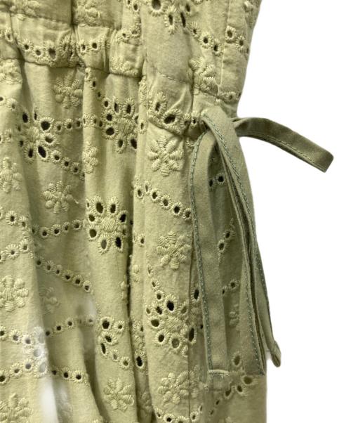 POPPY（ポピー）POPPY (ポピー) フラワーレースワンピース グリーン サイズ:Sの古着・服飾アイテム