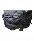 HEAD PORTER×BAGJACKヘッドポーター×バッグジャック）の古着「BLACK BEAUTY キルティングメッセンジャーバッグ」｜ブラック