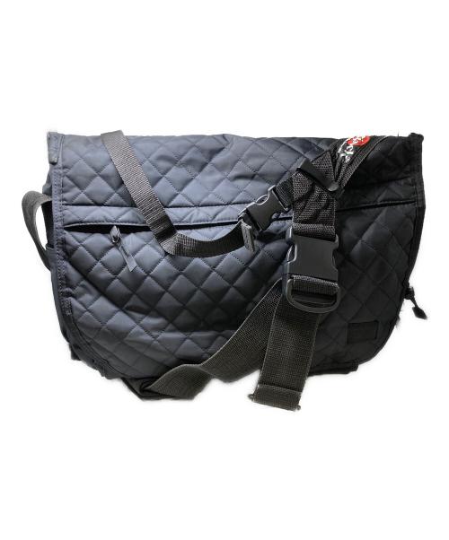 HEAD PORTER（ヘッドポーター）HEAD PORTER (ヘッドポーター) Bagjack (バッグジャック) BLACK BEAUTY キルティングメッセンジャーバッグ ブラックの古着・服飾アイテム