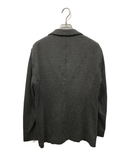 EMPORIO ARMANI（エンポリオアルマーニ）EMPORIO ARMANI (エンポリオアルマーニ) ヘリンボーン2Bジャケット グレー サイズ:1の古着・服飾アイテム