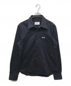 AMI Alexandre Mattiussiアミアレクサンドルマテュッシ）の古着「ロゴ刺繍シャツ」｜ブラック