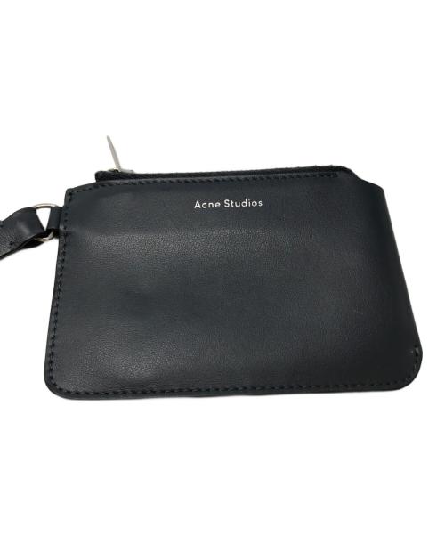 Acne studios（アクネ ストゥディオス）ACNE STUDIOS (アクネ ストゥディオス) ストラップ付カードケース グレーの古着・服飾アイテム