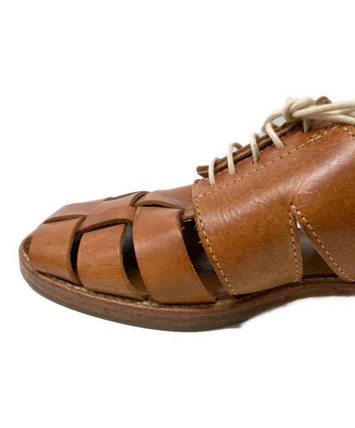 HENDER SCHEME（エンダースキーマ）Hender Scheme (エンダースキーマ) Soak レースアップサンダル ブラウン サイズ:２の古着・服飾アイテム