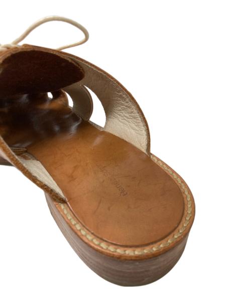 HENDER SCHEME（エンダースキーマ）Hender Scheme (エンダースキーマ) Soak レースアップサンダル ブラウン サイズ:２の古着・服飾アイテム