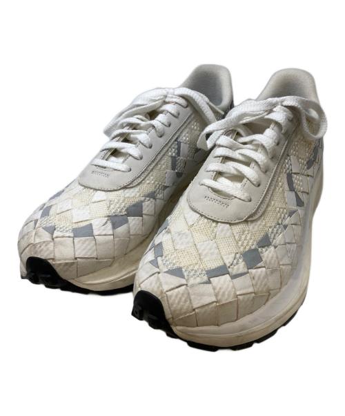 NIKE（ナイキ）NIKE (ナイキ) sacai (サカイ) Jean Paul GAULTIER (ジャンポールゴルチェ) Air Woven VaporWaffle ホワイト サイズ:30㎝の古着・服飾アイテム