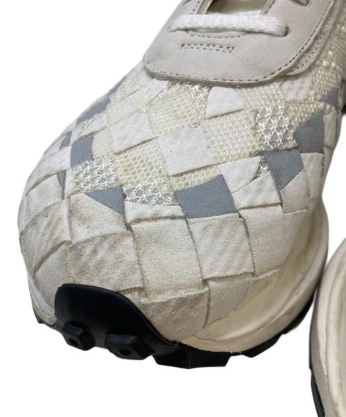 NIKE（ナイキ）NIKE (ナイキ) sacai (サカイ) Jean Paul GAULTIER (ジャンポールゴルチェ) Air Woven VaporWaffle ホワイト サイズ:30㎝の古着・服飾アイテム