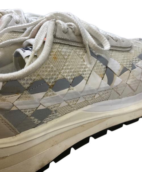 NIKE（ナイキ）NIKE (ナイキ) sacai (サカイ) Jean Paul GAULTIER (ジャンポールゴルチェ) Air Woven VaporWaffle ホワイト サイズ:30㎝の古着・服飾アイテム