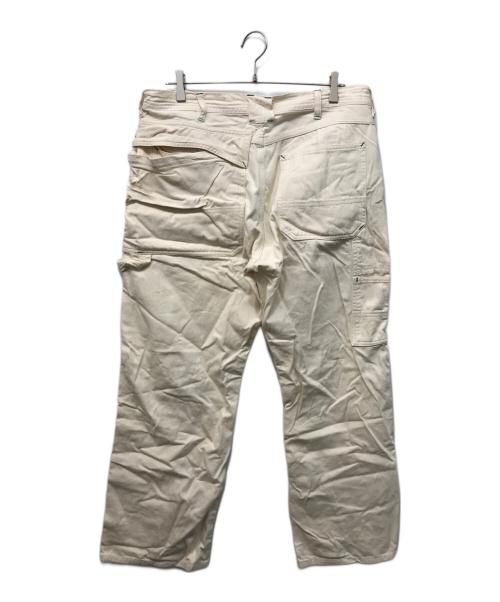 SASSAFRAS（ササフラス）SASSAFRAS (ササフラス) ガーデナーパンツ アイボリー サイズ:XLの古着・服飾アイテム