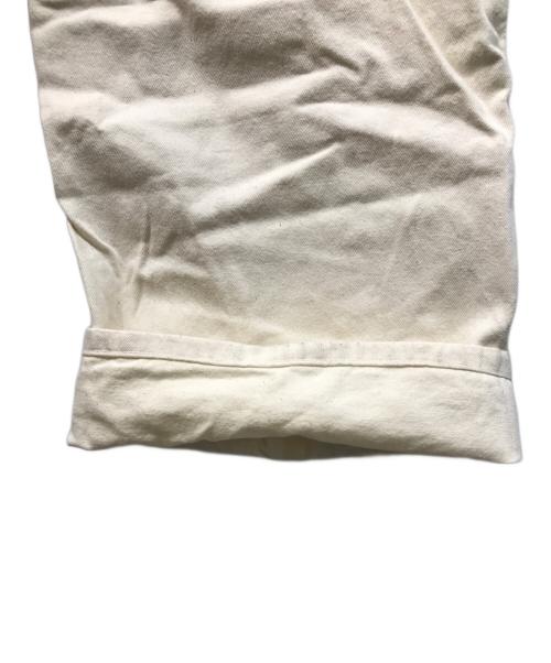 SASSAFRAS（ササフラス）SASSAFRAS (ササフラス) ガーデナーパンツ アイボリー サイズ:XLの古着・服飾アイテム