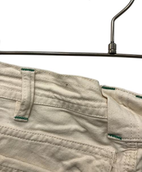 SASSAFRAS（ササフラス）SASSAFRAS (ササフラス) ガーデナーパンツ アイボリー サイズ:XLの古着・服飾アイテム