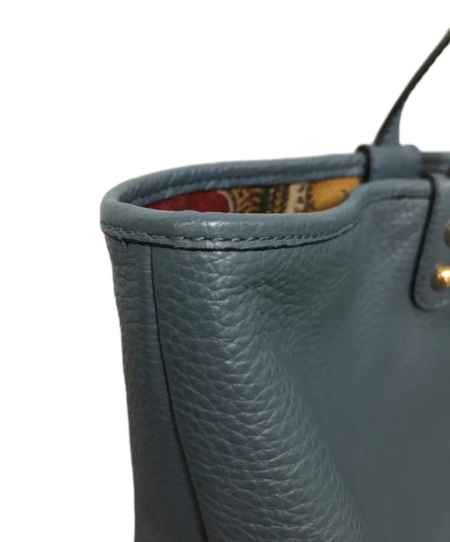 ETRO（エトロ）ETRO (エトロ) ペイズリー柄 リバーシブルトートバッグ ネイビー×パープルの古着・服飾アイテム