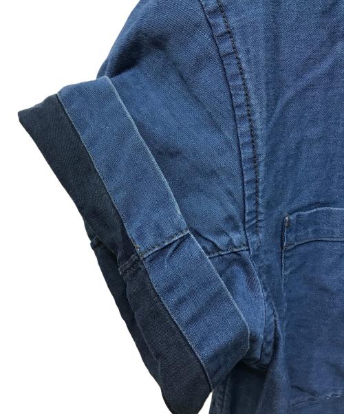 45R（フォーティファイブ・アール）45R (フォーティファイブ・アール) インディゴシャツワンピース インディゴ サイズ:不明の古着・服飾アイテム