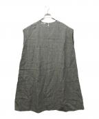 45Rフォーティファイブ・アール）の古着「リネンノースリーブワンピース」｜グレー