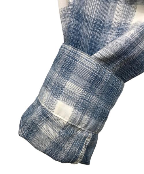 AiE（エーアイイー）AiE (エーアイイー) Painter Shirt オンブレチェック ブルー サイズ:Sの古着・服飾アイテム
