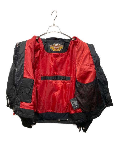 HARLEY-DAVIDSON（ハーレーダビッドソン）HARLEY-DAVIDSON (ハーレーダビッドソン) ライダースジャケット ブラック サイズ:Lの古着・服飾アイテム