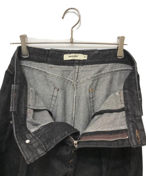 OPICLOTH（オーピックロース）OPICLOTH (オーピックロース) deformed buggy silhouette pants ブラック サイズ:Mの古着・服飾アイテム