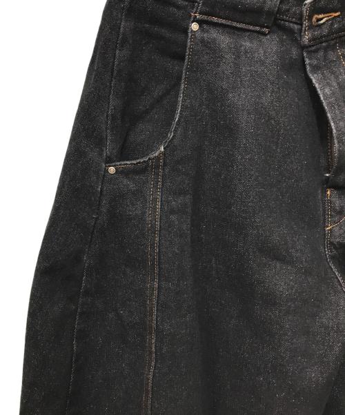 OPICLOTH（オーピックロース）OPICLOTH (オーピックロース) deformed buggy silhouette pants ブラック サイズ:Mの古着・服飾アイテム