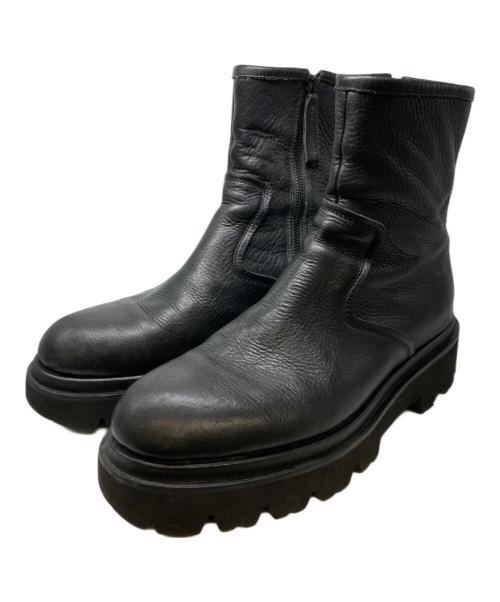 ph7（ペーハーセブン）ph7 (ペーハーセブン) サイドジップブーツ ブラック サイズ:41の古着・服飾アイテム