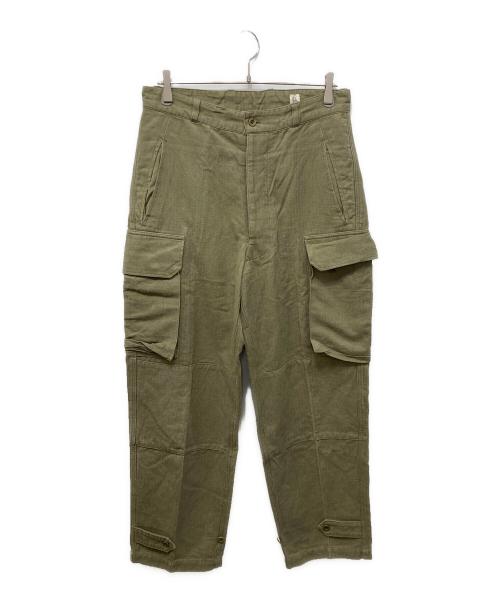 KAPTAIN SUNSHINE（キャプテンサンシャイン）KAPTAIN SUNSHINE (キャプテンサンシャイン) BEAMS PLUS (ビームスプラス) 別注 M-47 Military Trousers オリーブ サイズ:81㎝の古着・服飾アイテム