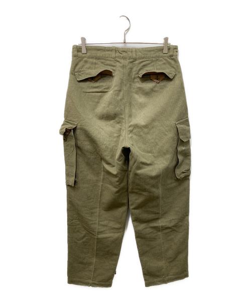 KAPTAIN SUNSHINE（キャプテンサンシャイン）KAPTAIN SUNSHINE (キャプテンサンシャイン) BEAMS PLUS (ビームスプラス) 別注 M-47 Military Trousers オリーブ サイズ:81㎝の古着・服飾アイテム
