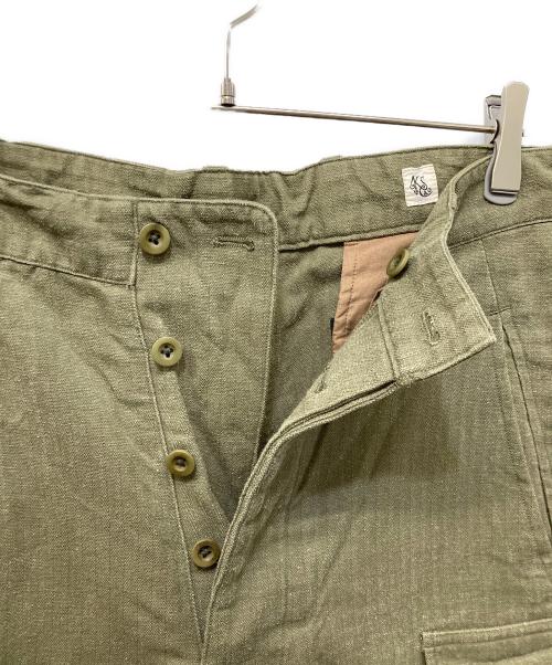 KAPTAIN SUNSHINE（キャプテンサンシャイン）KAPTAIN SUNSHINE (キャプテンサンシャイン) BEAMS PLUS (ビームスプラス) 別注 M-47 Military Trousers オリーブ サイズ:81㎝の古着・服飾アイテム
