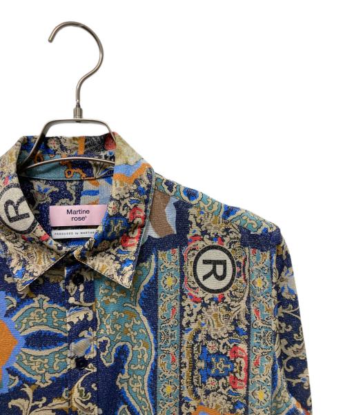 MARTINE ROSE（マーティン・ローズ）MARTINE ROSE (マーティン・ローズ) クラシックロングスリーブシャツ ネイビー サイズ:XSの古着・服飾アイテム