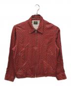 Needlesニードルズ）の古着「サテンスポーツジャケット」｜レッド