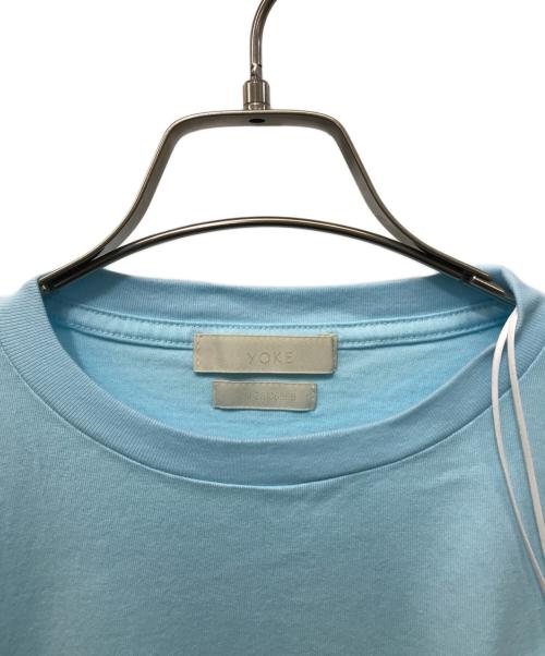 YOKE（ヨーク）YOKE (ヨーク) EMBROIDERY T-SHIRT ブルー サイズ:3 未使用品の古着・服飾アイテム
