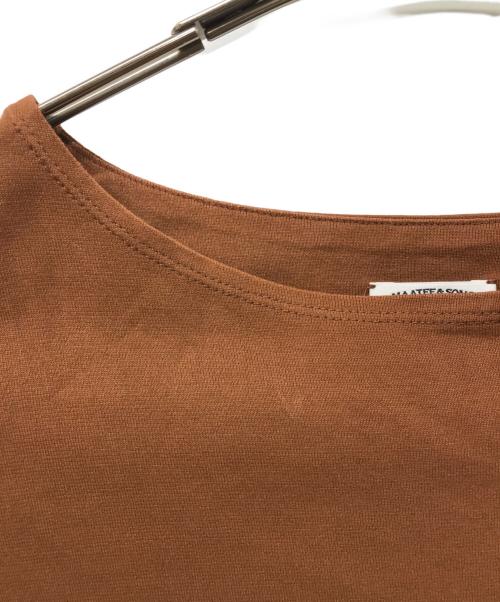 MAATEE&SONS（マーティーアンドサンズ）MAATEE&SONS (マーティーアンドサンズ) BOAT S/S TEE ブラウン サイズ:3の古着・服飾アイテム