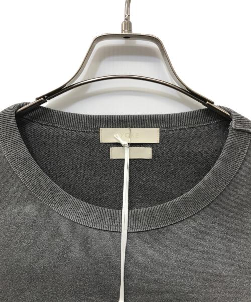 YOKE（ヨーク）YOKE (ヨーク) GARMENTDYE YOKE SWEAT SHIRT グレー サイズ:3の古着・服飾アイテム