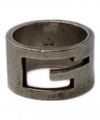 GUCCIグッチ）の古着「ブランデッドGリング」｜シルバー