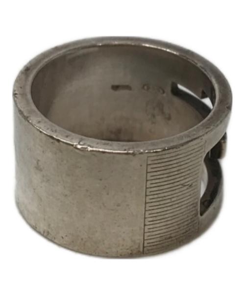 GUCCI（グッチ）GUCCI (グッチ) ブランデッドGリング シルバー サイズ:12号の古着・服飾アイテム