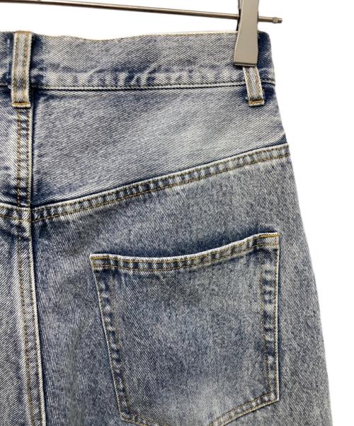 THINGS THAT MATTER（シングスザットマター）THINGS THAT MATTER (シングスザットマター) KNEE CUTTING DENIM PANTS インディゴ サイズ:2の古着・服飾アイテム