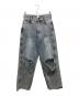 THINGS THAT MATTER（シングスザットマター）の古着「KNEE CUTTING DENIM PANTS」｜インディゴ