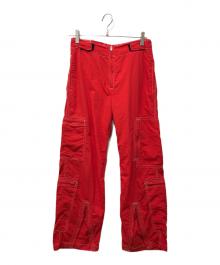 NOMA t.d.（ノーマティーディー）の古着「フライトパンツ」｜レッド