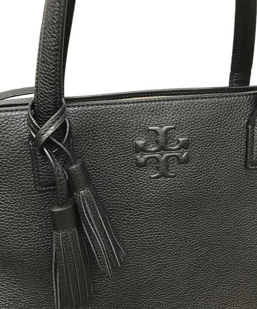 TORY BURCH（トリーバーチ）TORY BURCH (トリーバーチ) トートバッグ ブラックの古着・服飾アイテム