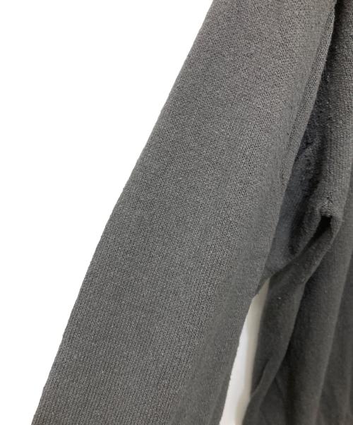 BATONER（バトナ―）BATONER (バトナ―) ハイゲージシルクカーディガン グレー サイズ:3の古着・服飾アイテム