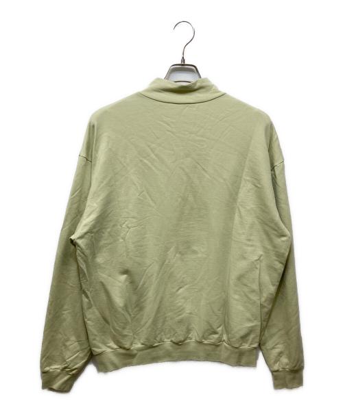 AURALEE（オーラリー）AURALEE (オーラリー) Elastic High Gauze Sweat Half Zip P/O ピスタチオ サイズ:4の古着・服飾アイテム