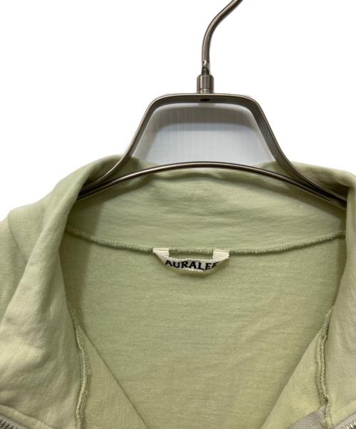 AURALEE（オーラリー）AURALEE (オーラリー) Elastic High Gauze Sweat Half Zip P/O ピスタチオ サイズ:4の古着・服飾アイテム