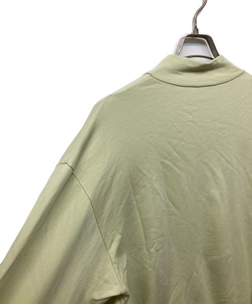 AURALEE（オーラリー）AURALEE (オーラリー) Elastic High Gauze Sweat Half Zip P/O ピスタチオ サイズ:4の古着・服飾アイテム