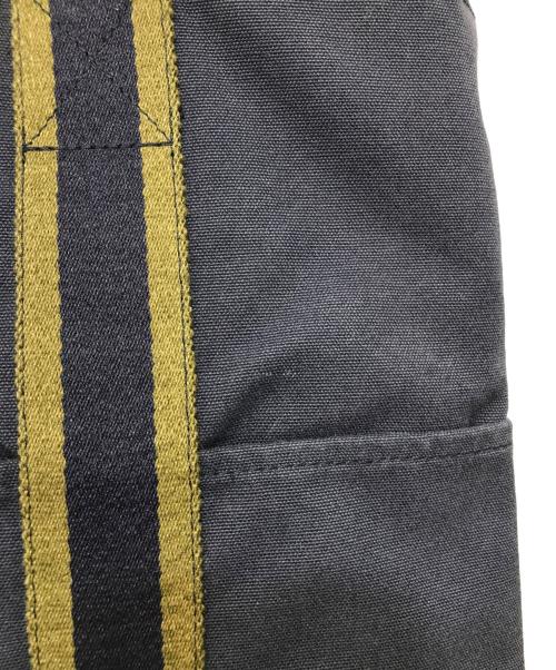 HERMES（エルメス）HERMES (エルメス) キャンバストートバッグ ネイビーの古着・服飾アイテム