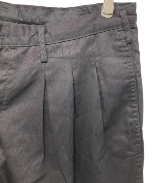 Y's for men（ワイズフォーメン）Y'S for men (ワイズフォーメン) GARMENT DYED 12-PLEAT PANTS ブラック サイズ:2の古着・服飾アイテム