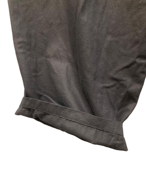 Y's for men（ワイズフォーメン）Y'S for men (ワイズフォーメン) GARMENT DYED 12-PLEAT PANTS ブラック サイズ:2の古着・服飾アイテム