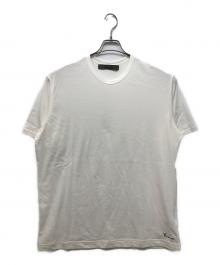 Y's for men（ワイズフォーメン）の古着「LOGO PRINT SHORT SLEEVE T-SHIRTS」｜ホワイト