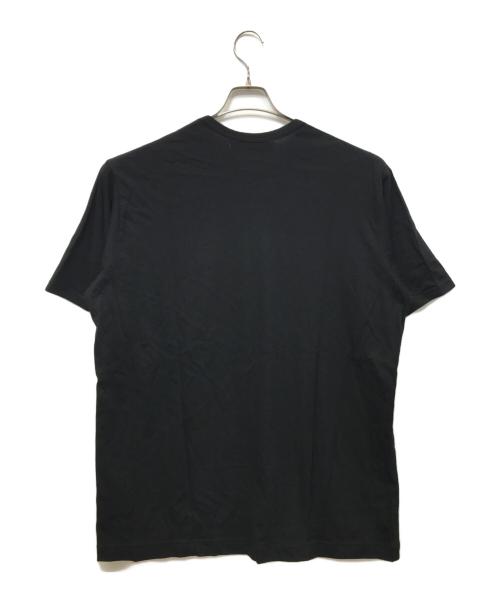 Y's for men（ワイズフォーメン）Y's for men (ワイズフォーメン) LOGO PRINT SHORT SLEEVE T-SHIRTS ブラック サイズ:3の古着・服飾アイテム