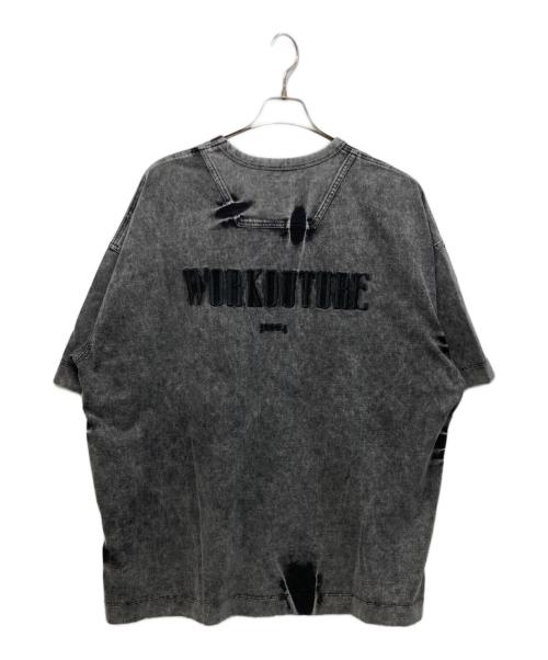 JUUN.J（ジュン・ジー）Juun.J (ジュン・ジー) WORKOUTURE Embroidery T-shirts グレー サイズ:Mの古着・服飾アイテム