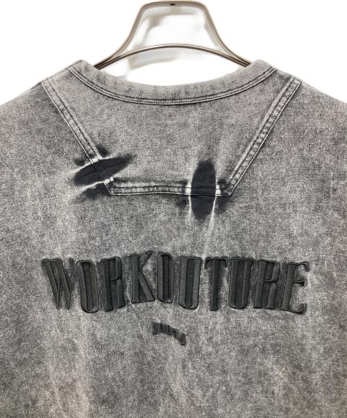 JUUN.J（ジュン・ジー）Juun.J (ジュン・ジー) WORKOUTURE Embroidery T-shirts グレー サイズ:Mの古着・服飾アイテム